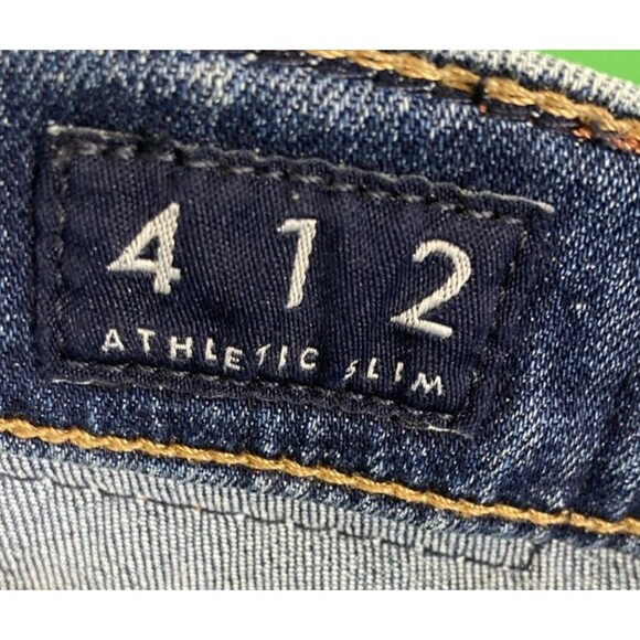 Lot Of 2 Lucky Brand Men's 412 Athletic Slim Stretch Jeans 38x30 - Picture 8 of 12